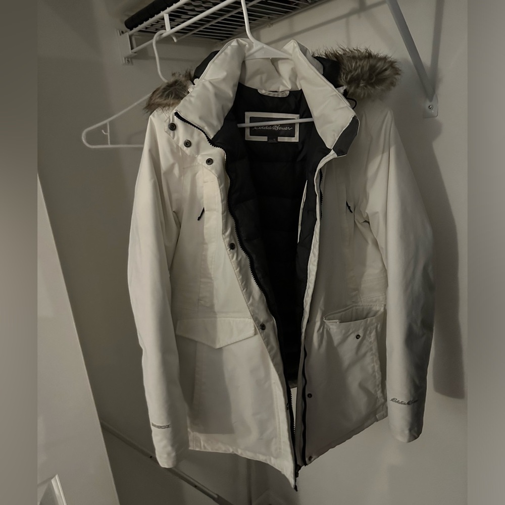 Women’s Thick White Winter Coat